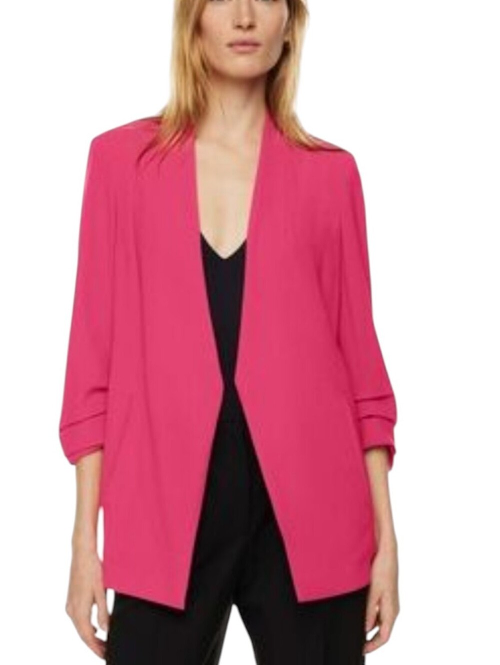 Aritzia Babaton Power Hip Blazer Pink Size 4 Elle Woods
